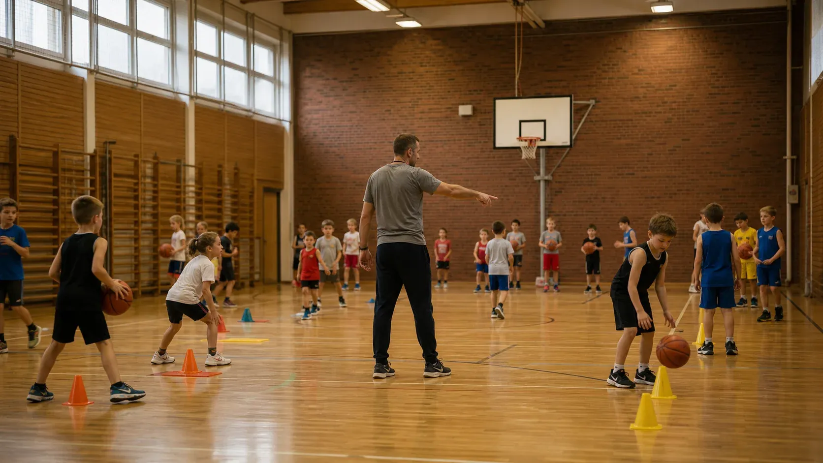 Venti Bambini e Un Canestro Solo
